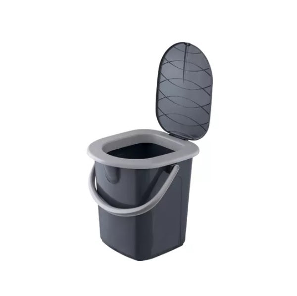 Toaleta mobila de camping, cu capac, 23.5l