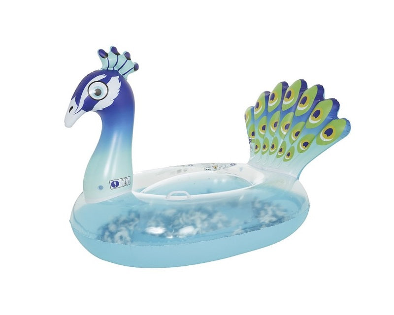 Saltea gonflabila de plaja, paun