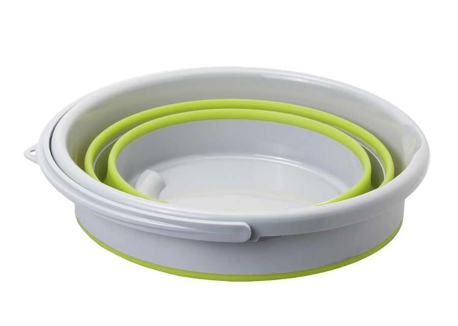 Galeata pliabila verde 10l