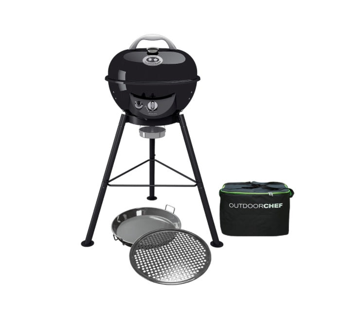 Set gratar pe gaz Chelsea, cu geanta si set gourmet