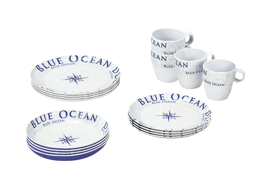 Set vesela Blue Ocean, 4 pers