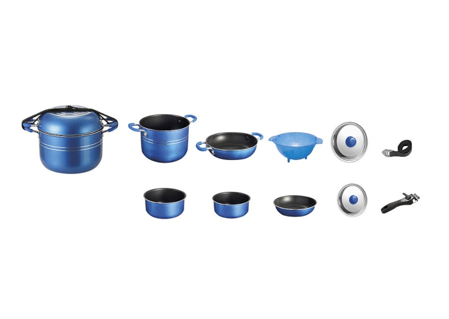 Set vase camping Skipper, albastru