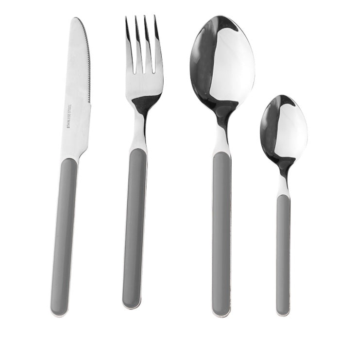 Set tacamuri Delice gri, 4 pers