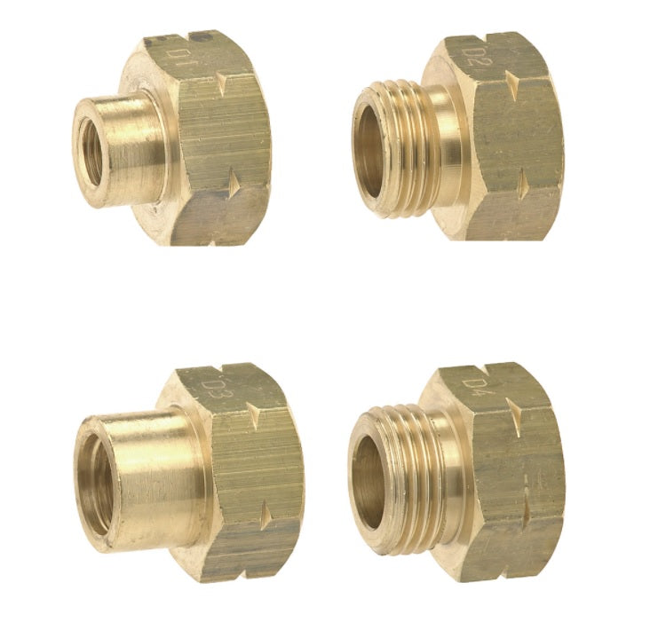 Set cap adaptor gaz, 4 buc