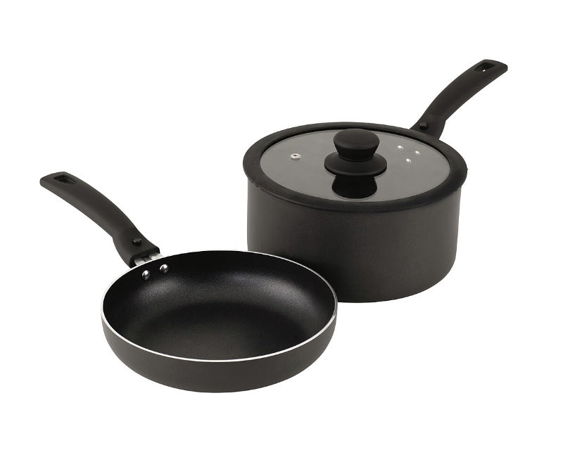 Set 2 vase de gatit, pentru camping, 2.5l
