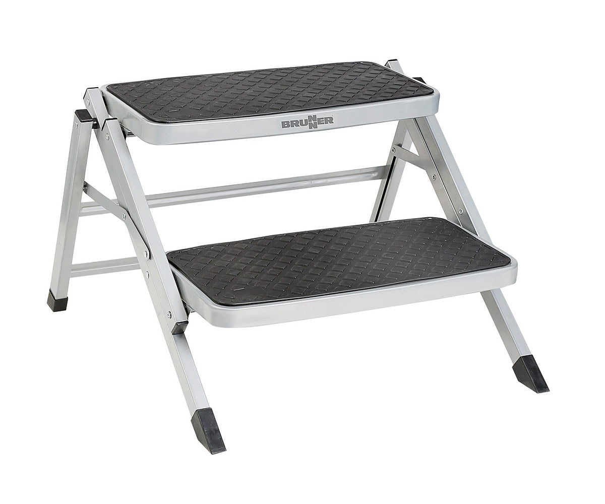 Scara metalica 2 trepte Brunner, plianta