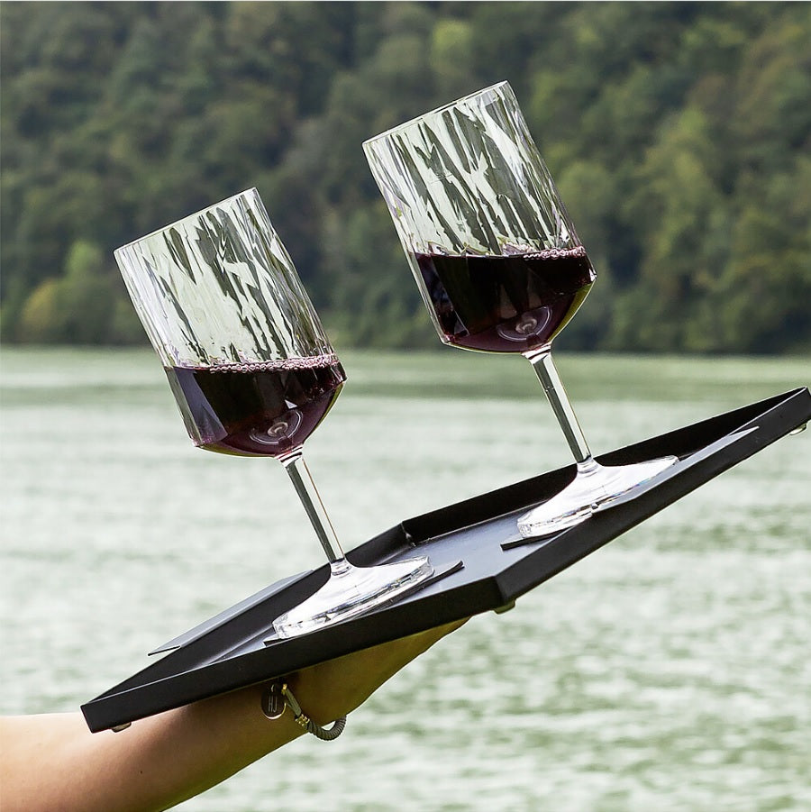 Set 2 pahare magnetice Silwy Wine, plastic