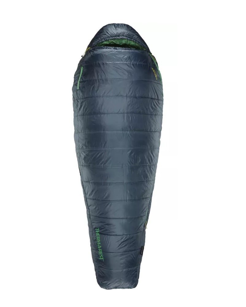 Sac de dormit Saros, tip mumie, verde, 215 cm