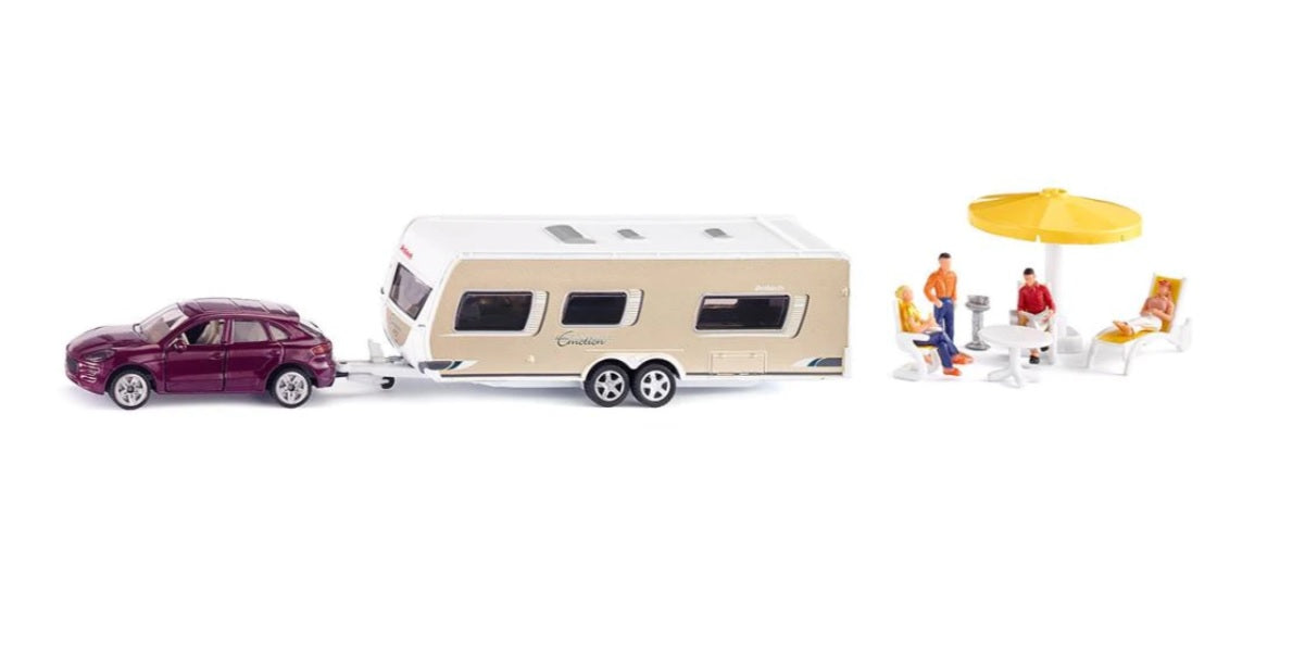 Automacheta cu rulota si figurine