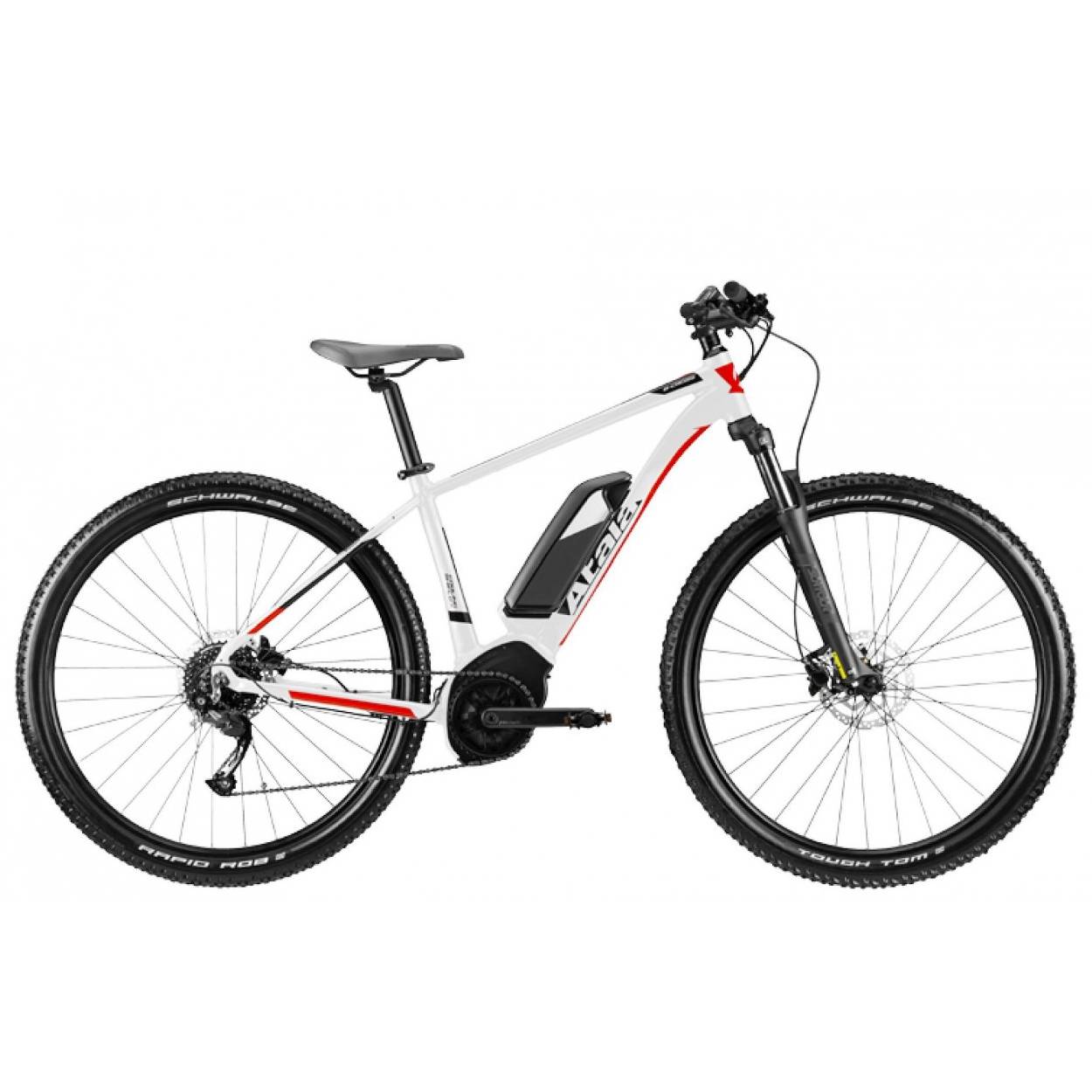 Bicicleta Electrica Atala Whistle B-CROSS A4.1, Alb/Rosu